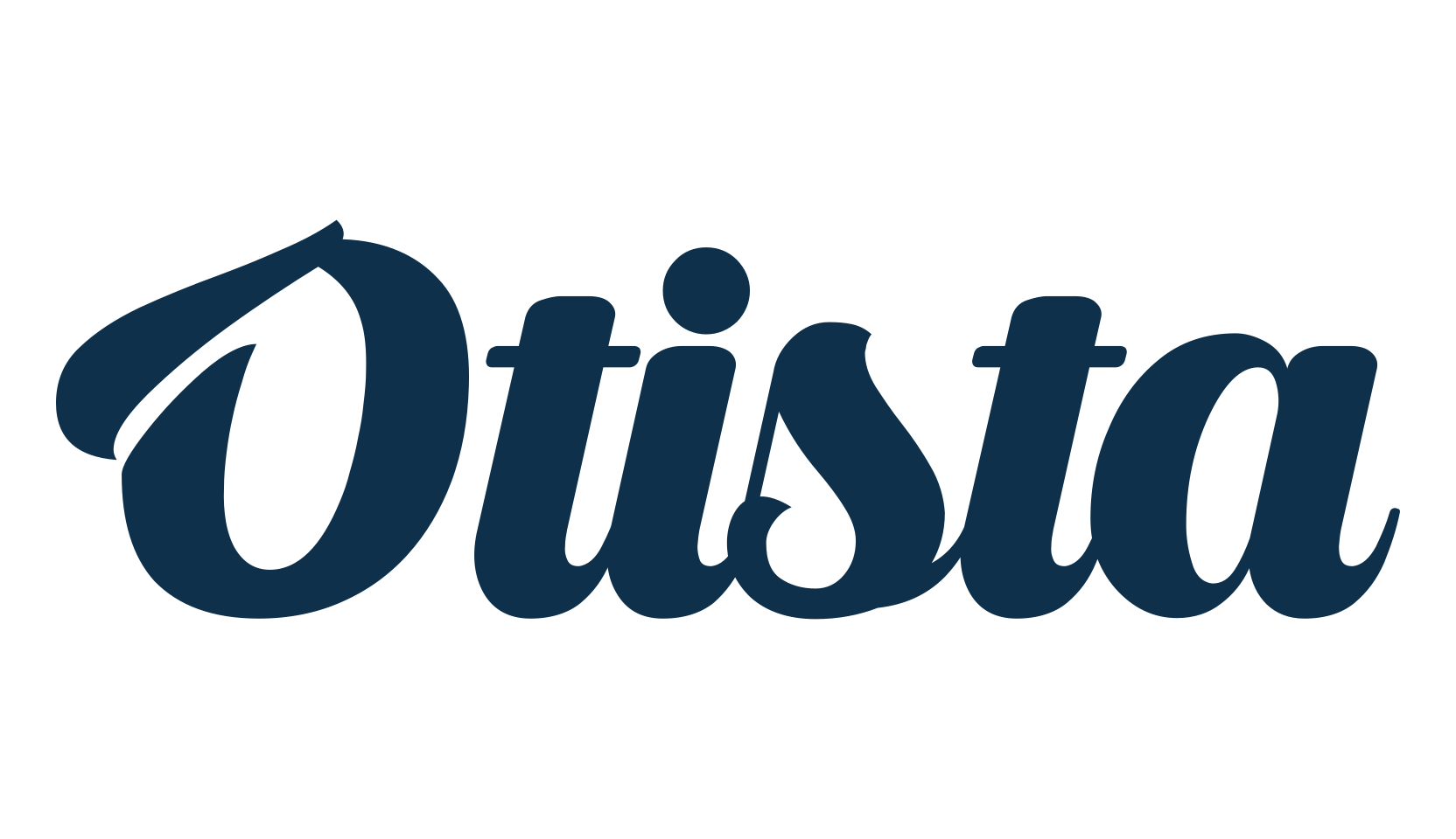 Otista, fancy various decorative script calligraphy font preview