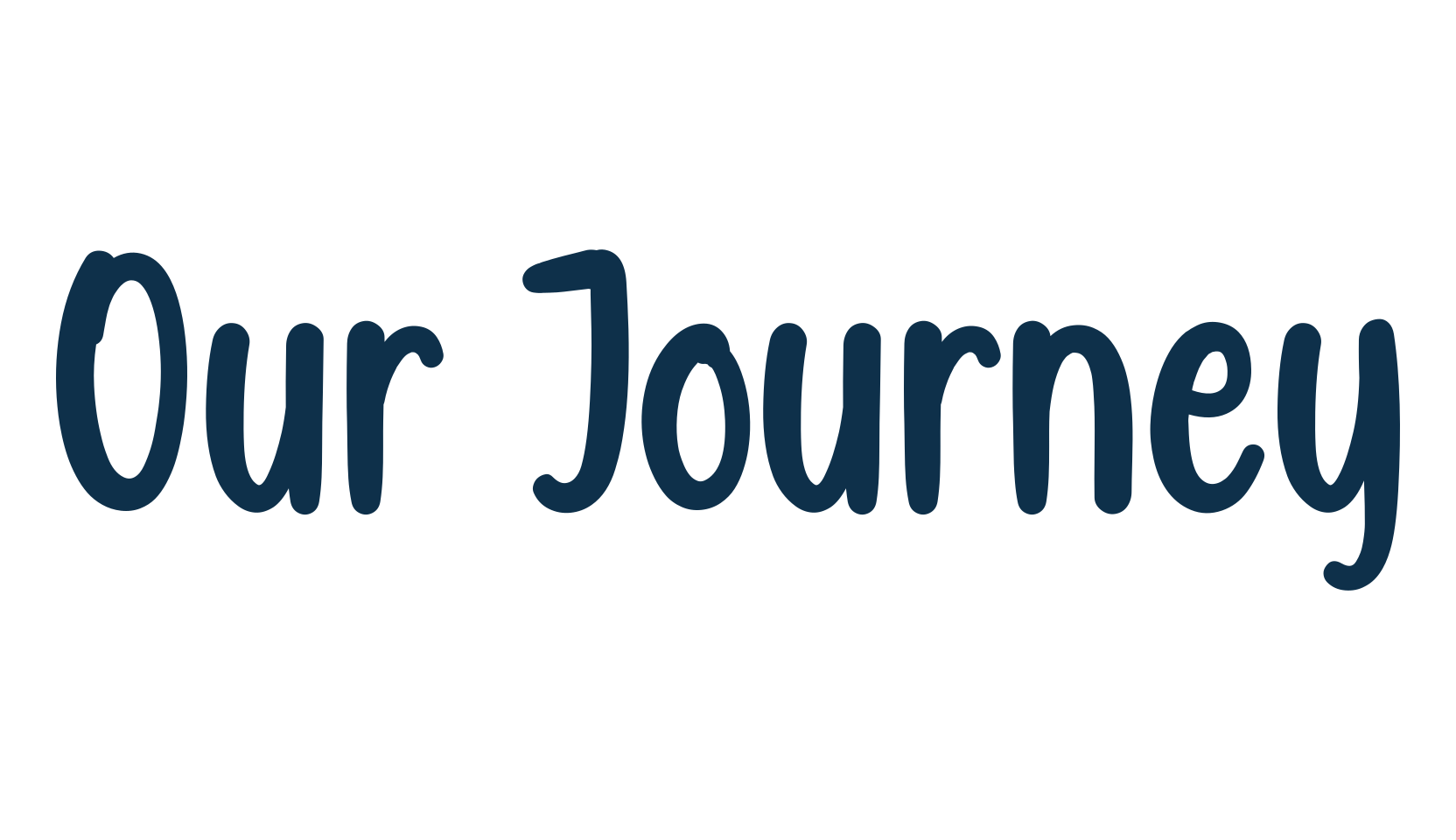 Our Journey, fancy various decorative script calligraphy font preview