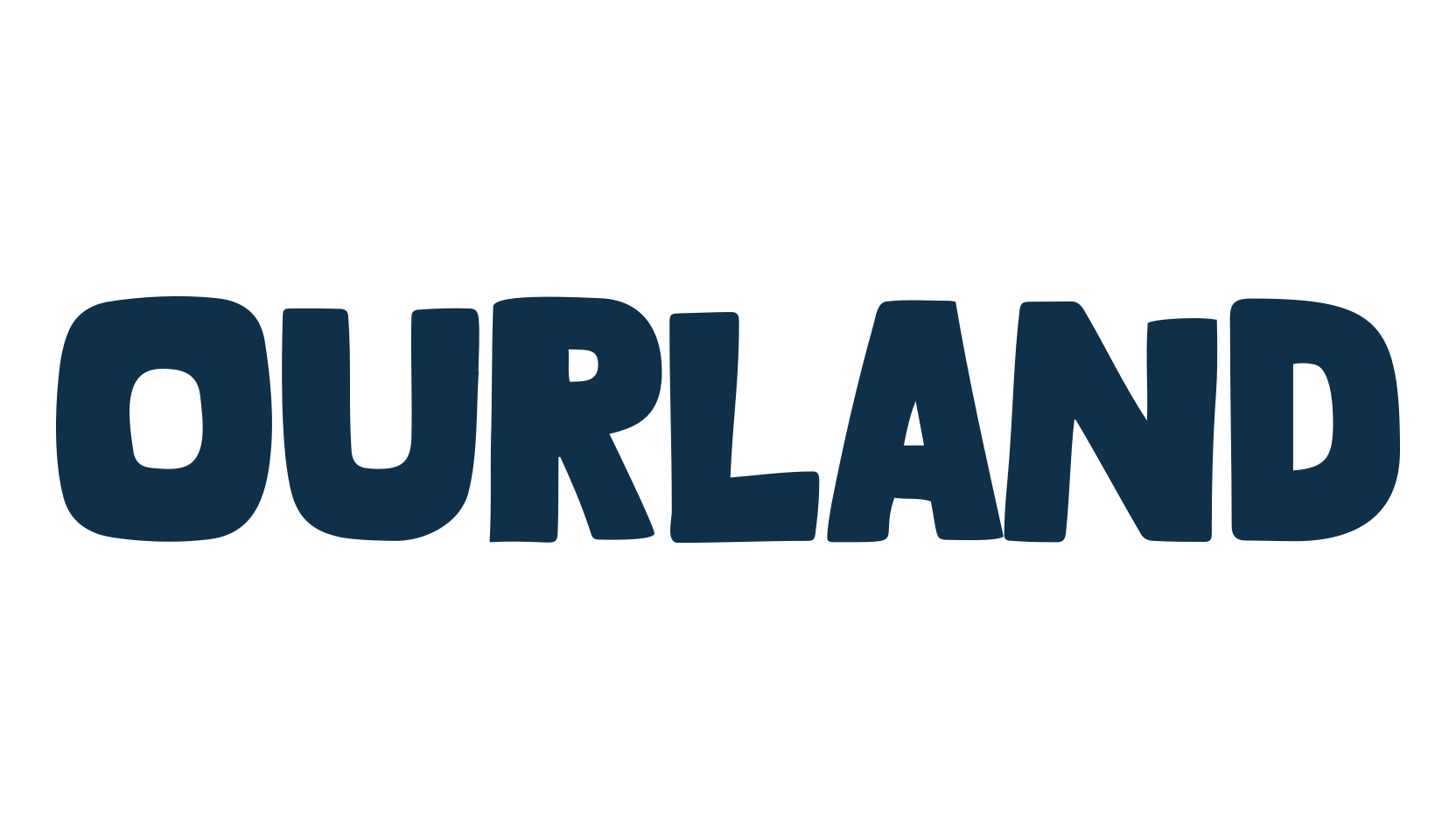 Ourland, fancy cartoon decorative font preview