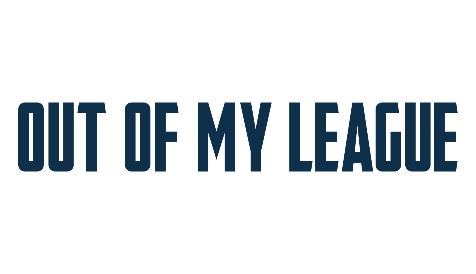 Out Of My League, fancy retro decorative font preview