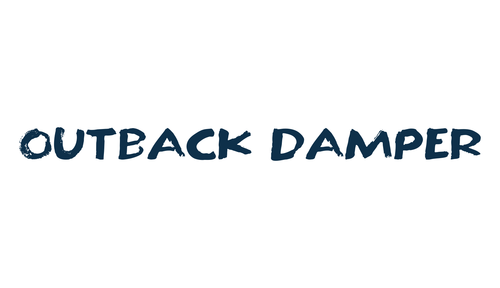 Outback Damper, script brush fancy decorative calligraphy font preview