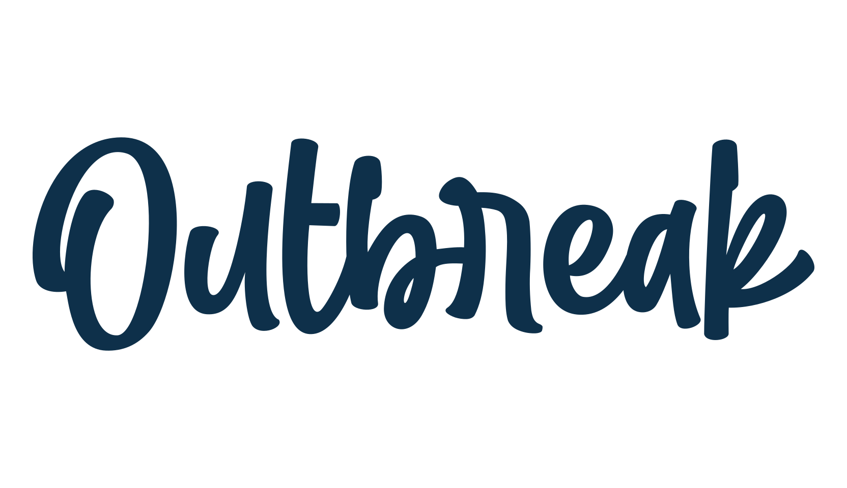 Outbreak, fancy decorative font preview