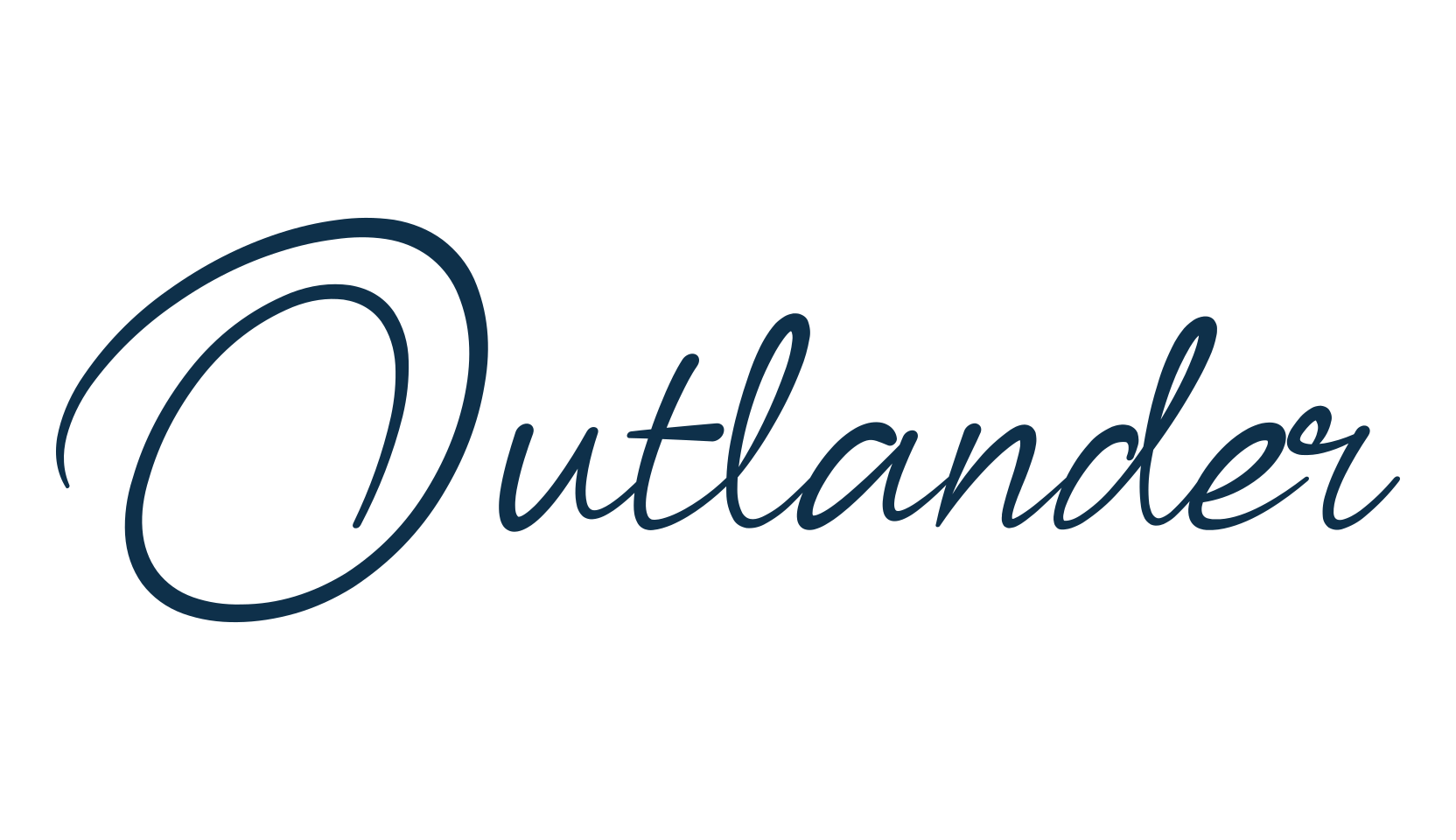 Outlander (outlander-4), fancy various decorative script calligraphy font preview