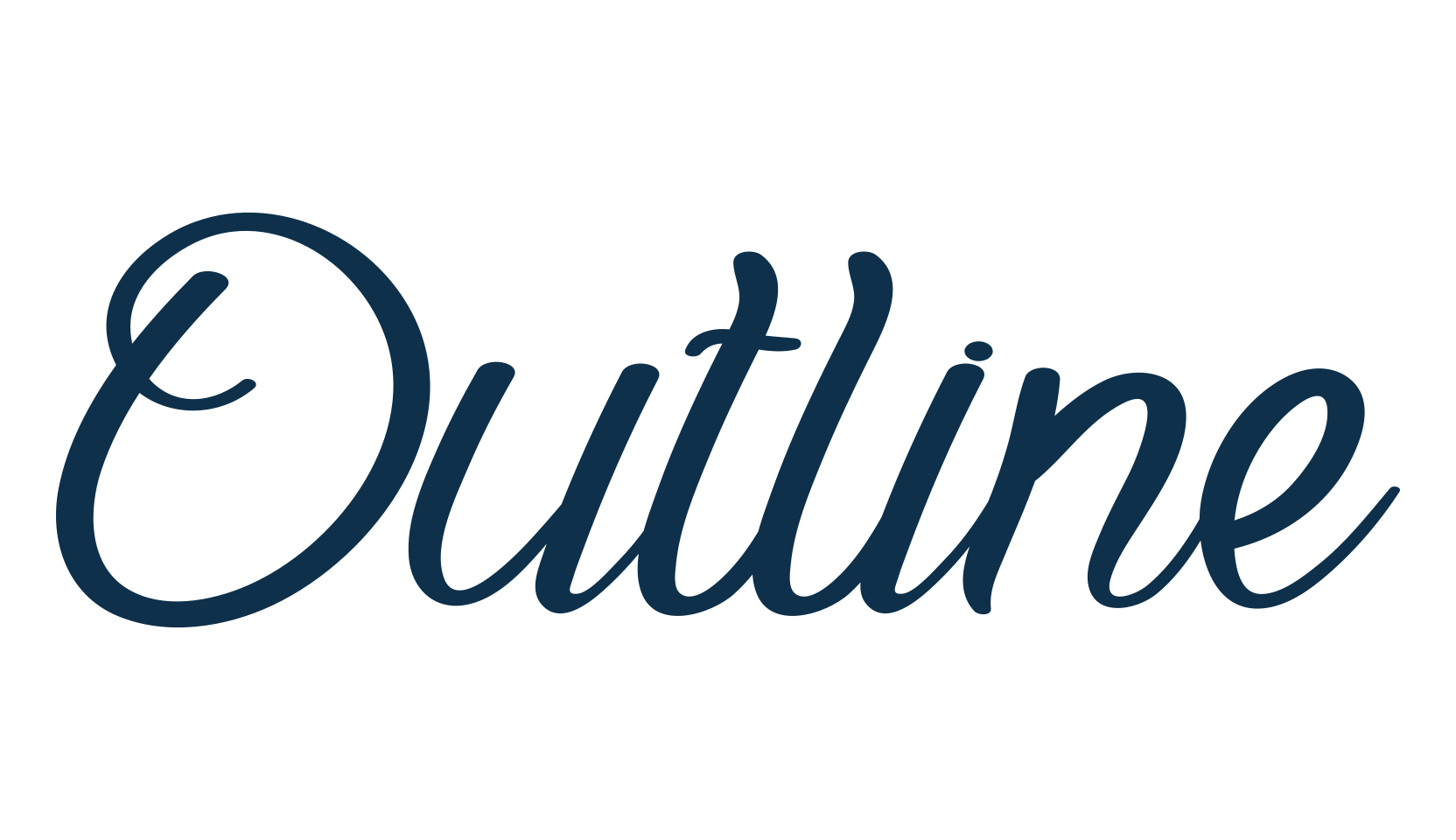 Outline (outline-3), fancy decorative font preview