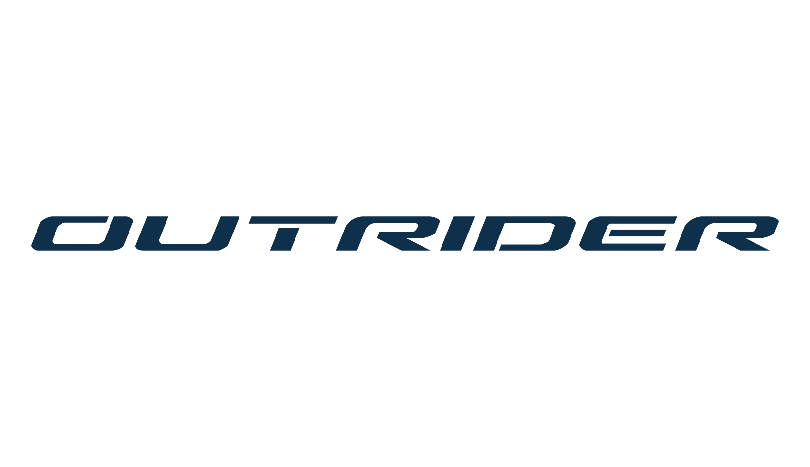 Outrider, techno sci-fi font preview