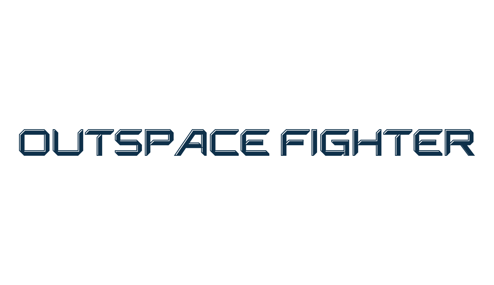 Outspace Fighter, various font preview
