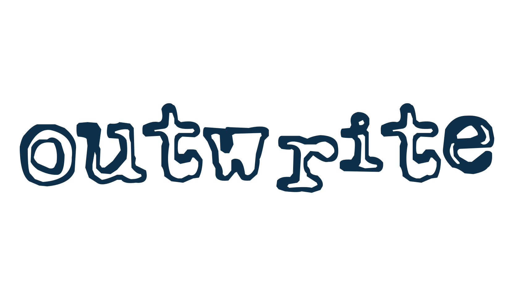 Outwrite, typewriter font preview