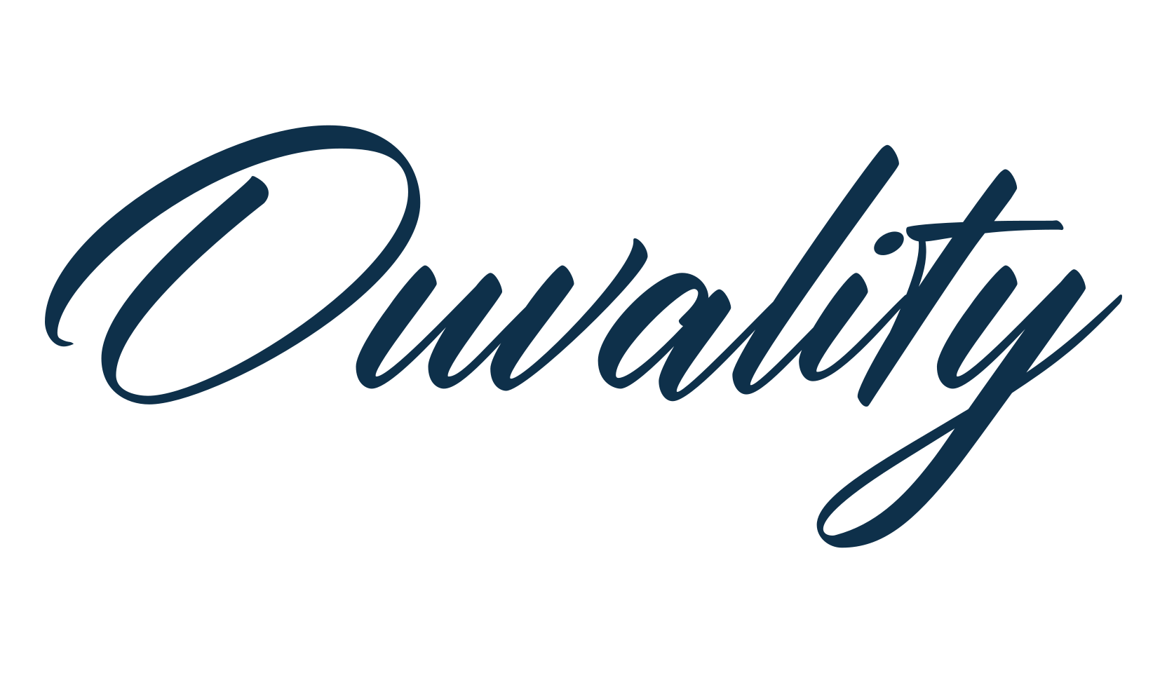 Ouvality, calligraphy font preview