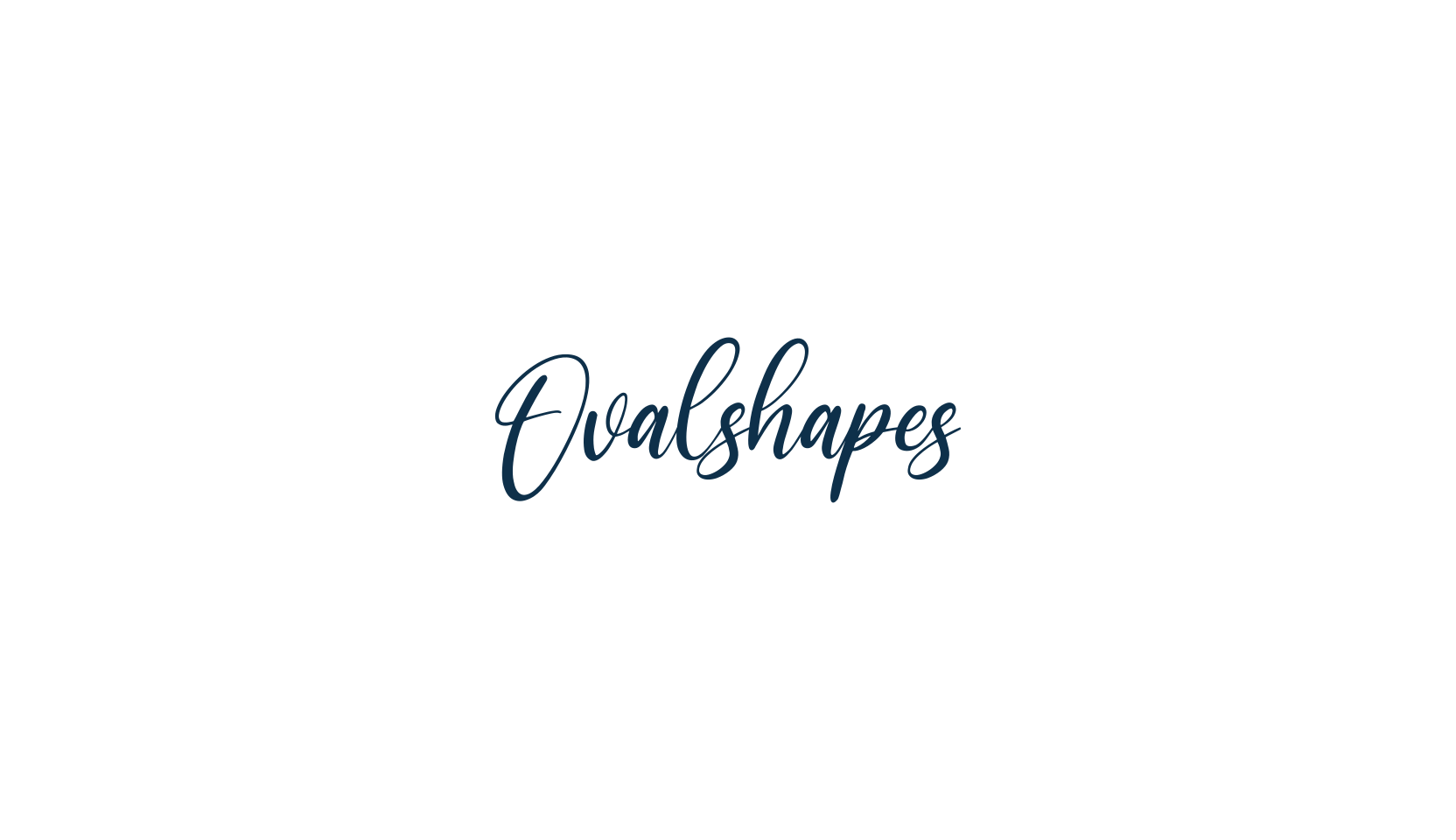 Ovalshapes, calligraphy font preview