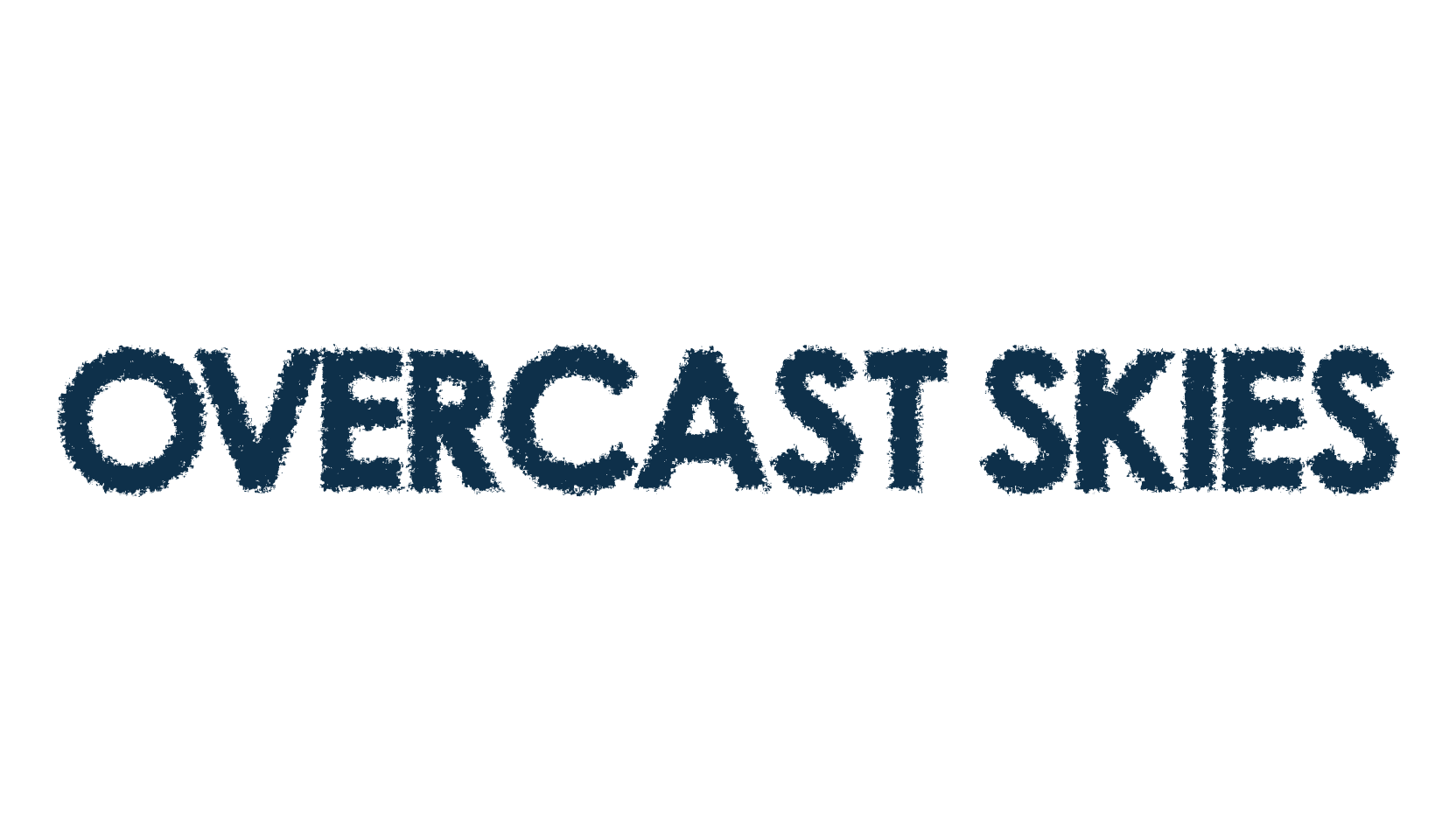 Overcast Skies, fancy eroded decorative font preview