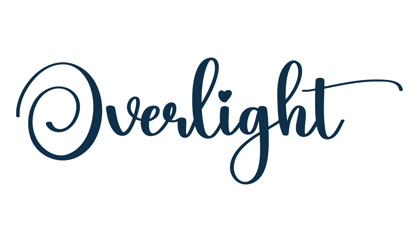 Overlight, script calligraphy fancy decorative font preview