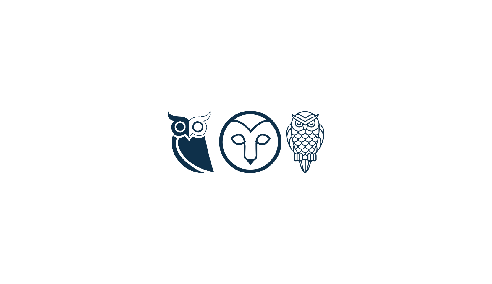 Owl, fancy decorative font preview