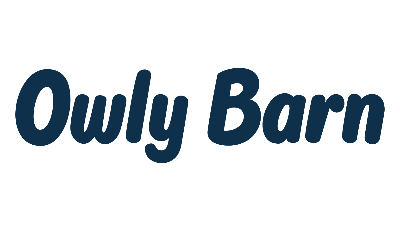Owly Barn, fancy cartoon decorative font preview