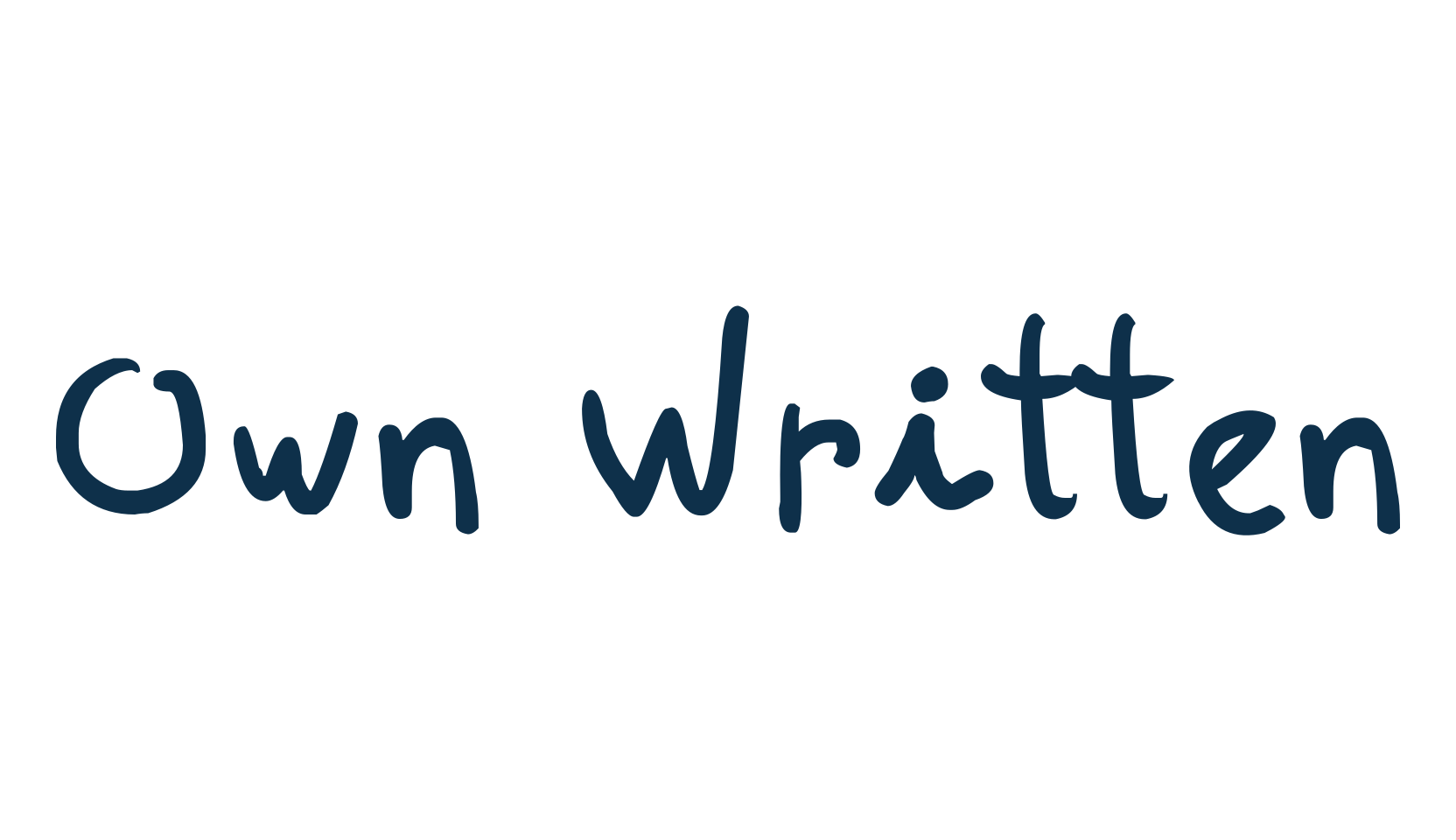 Own Written, script handwritten fancy decorative calligraphy font preview