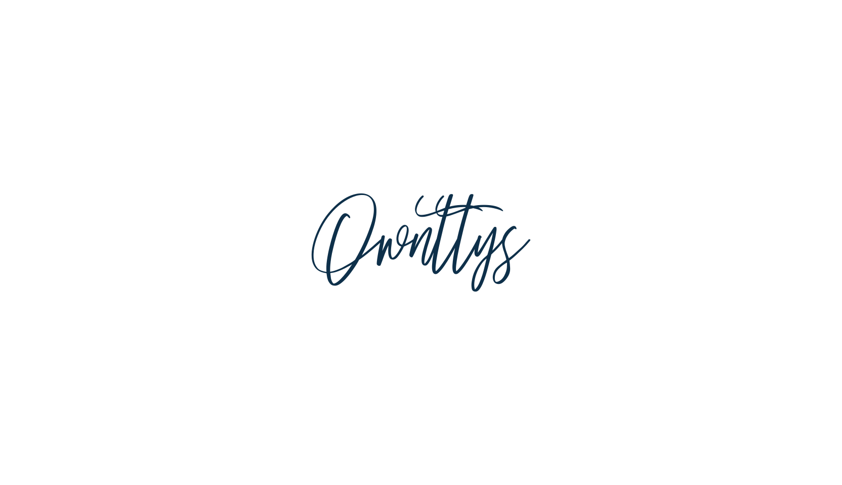 Ownttys, script handwritten fancy decorative calligraphy font preview