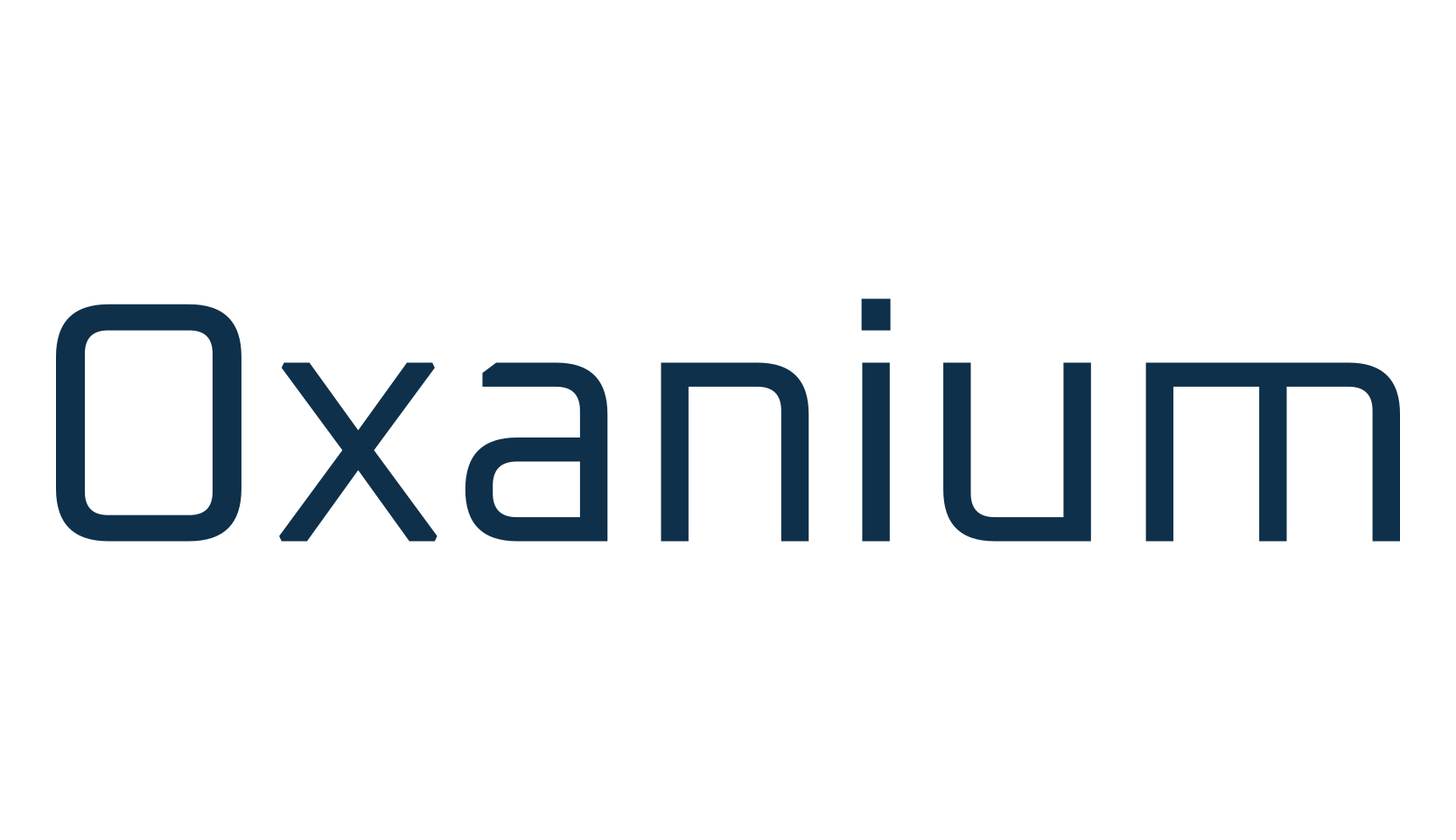 Oxanium, techno sci-fi font preview
