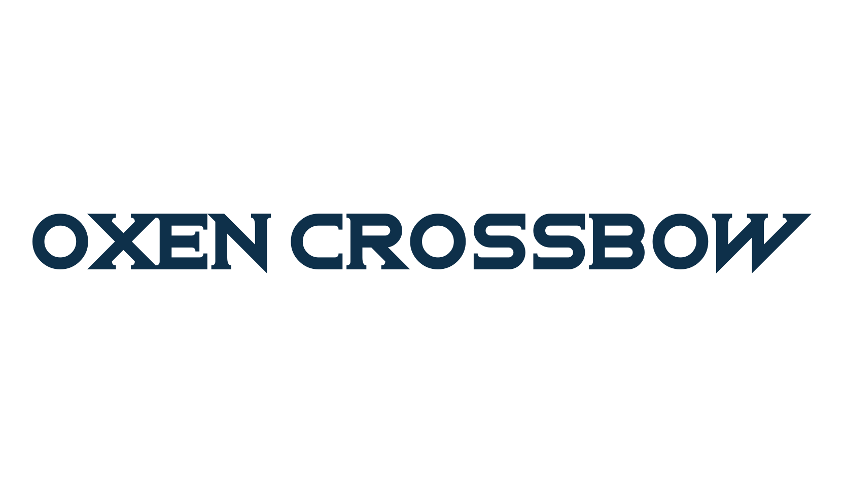 Oxen Crossbow, gothic modern font preview