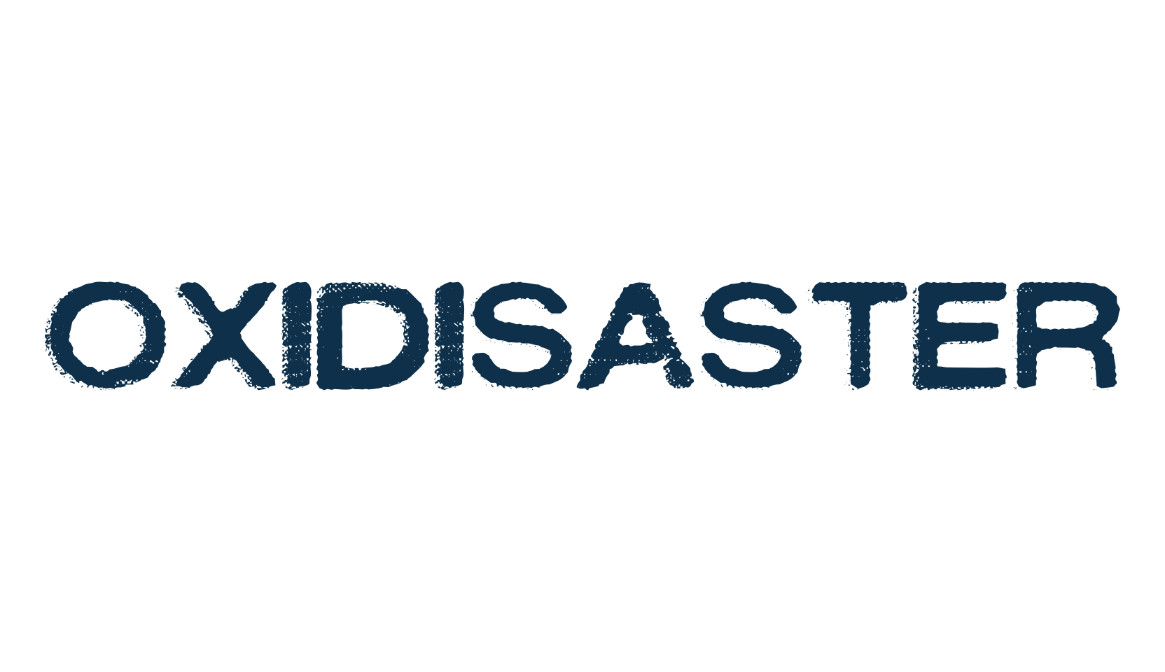 Oxidisaster, fancy eroded decorative font preview