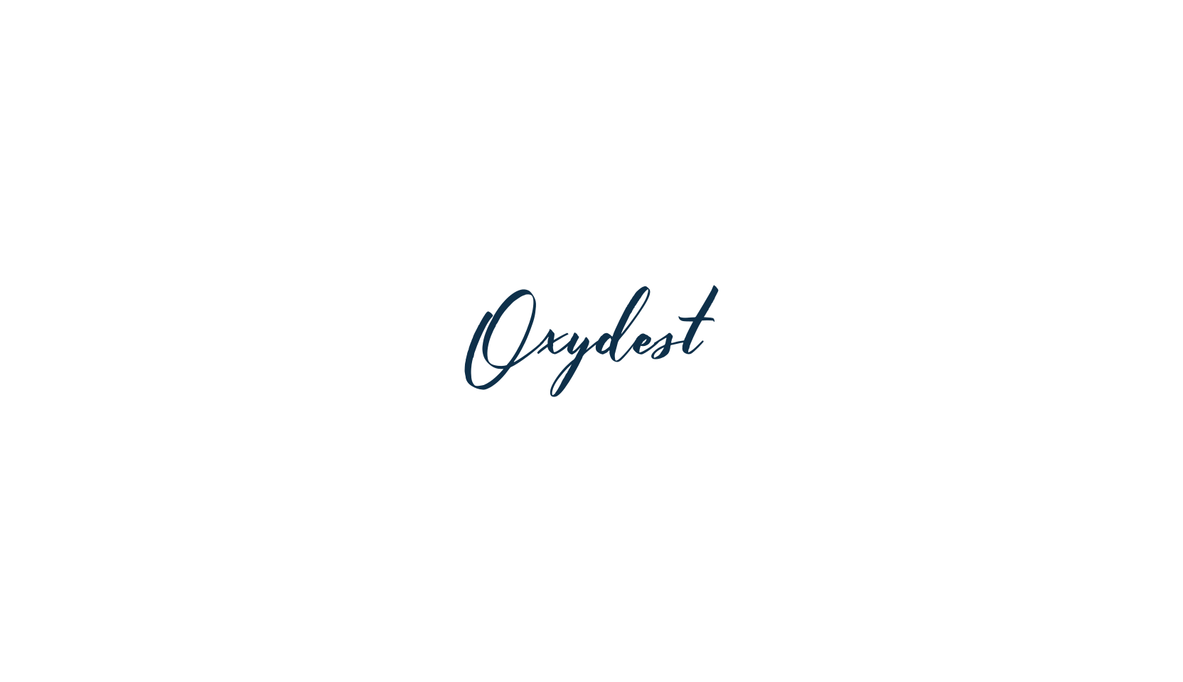 Oxydest, calligraphy font preview