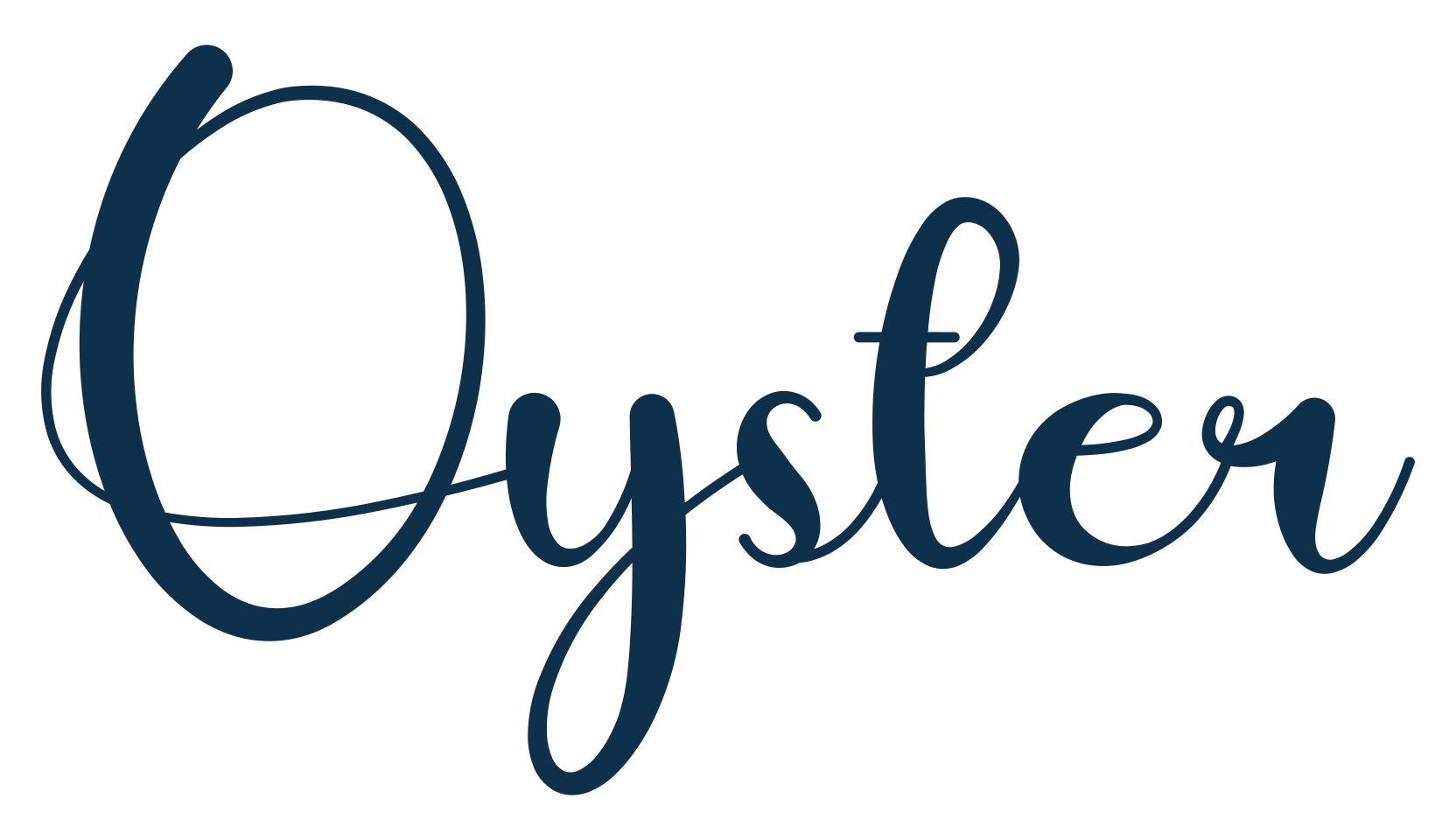 Oyster, script calligraphy fancy decorative font preview