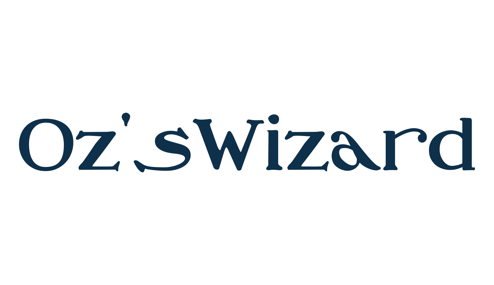 Oz'sWizard, retro font preview