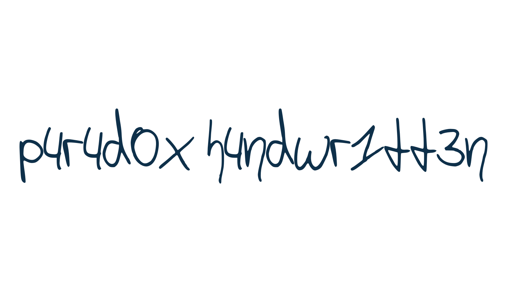 p4r4d0x h4ndwr1tt3n, script handwritten fancy decorative calligraphy font preview