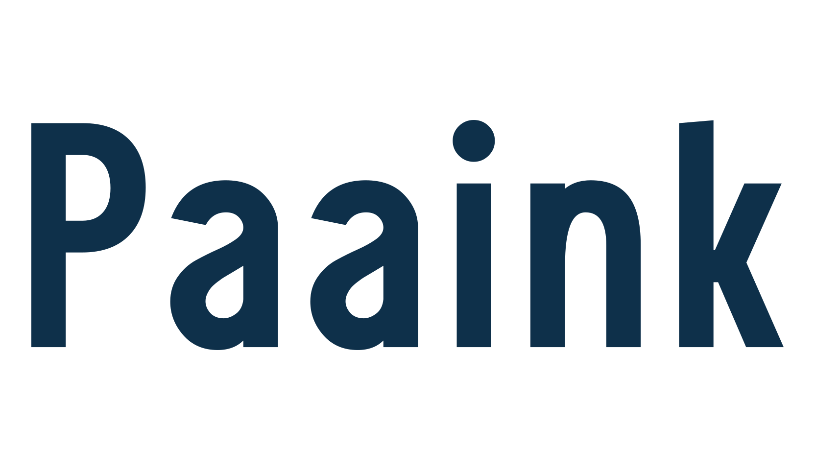 Paaink, basic sans serif font preview