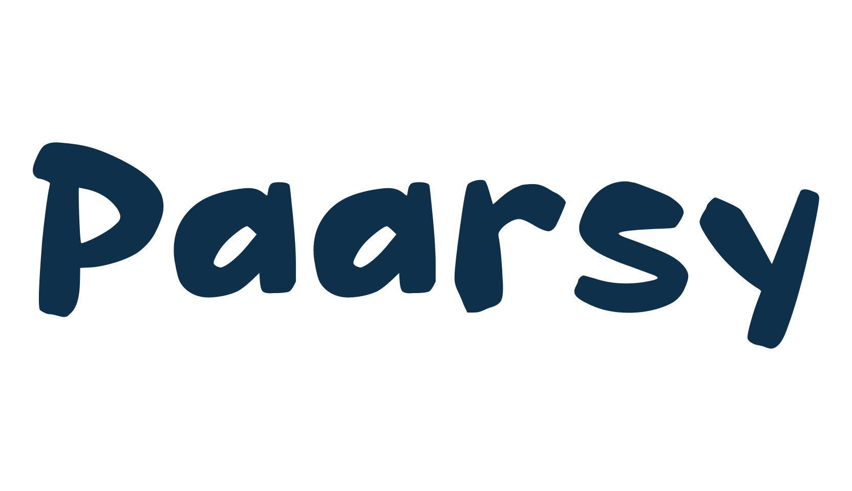 Paarsy, fancy cartoon decorative font preview