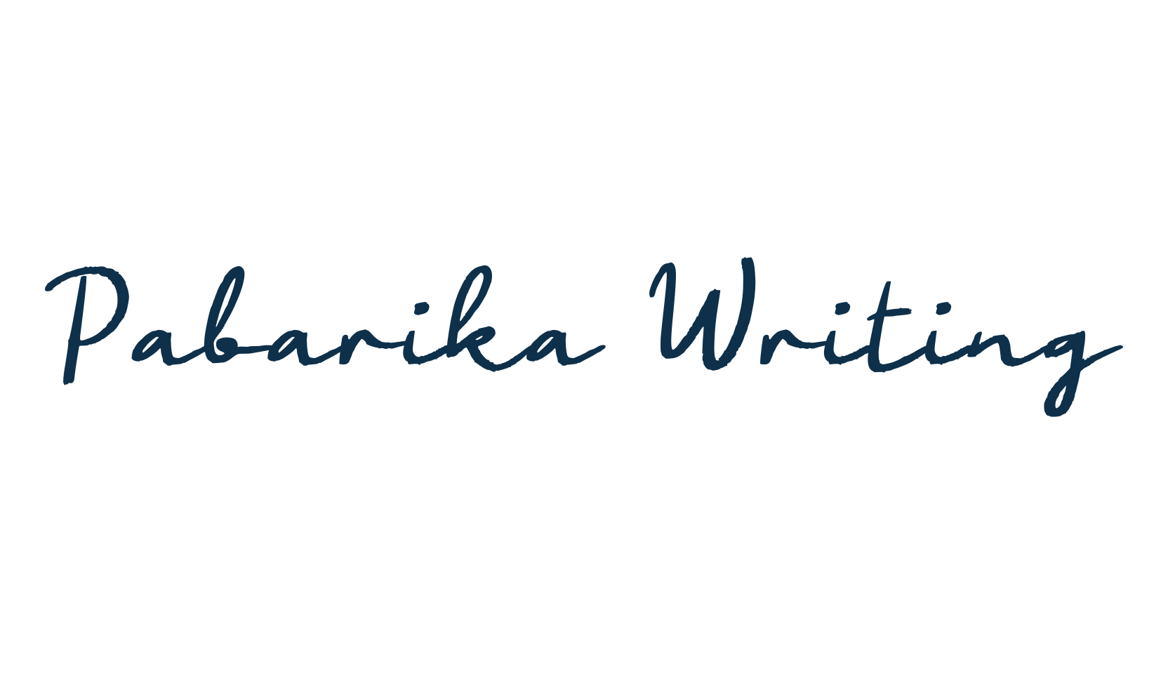 Pabarika Writing, script handwritten fancy decorative calligraphy font preview
