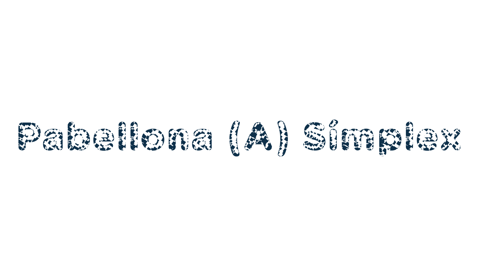 Pabellona (A) Símplex, fancy destroy decorative font preview