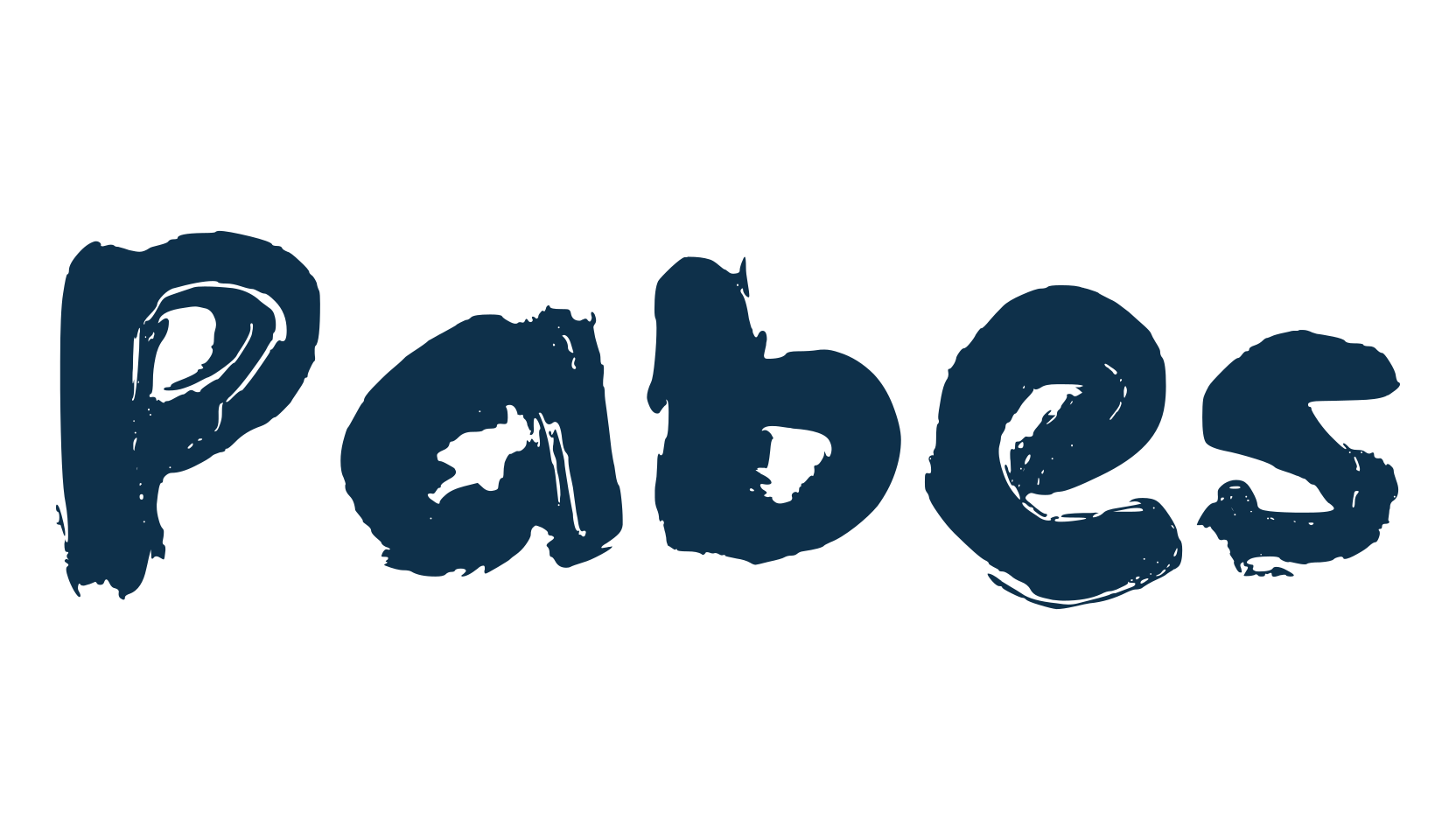 Pabes, script brush fancy decorative calligraphy font preview