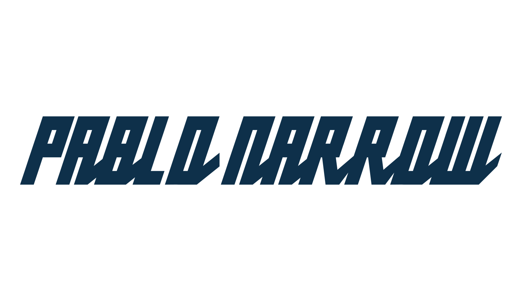 Pablo Narrow, square font preview