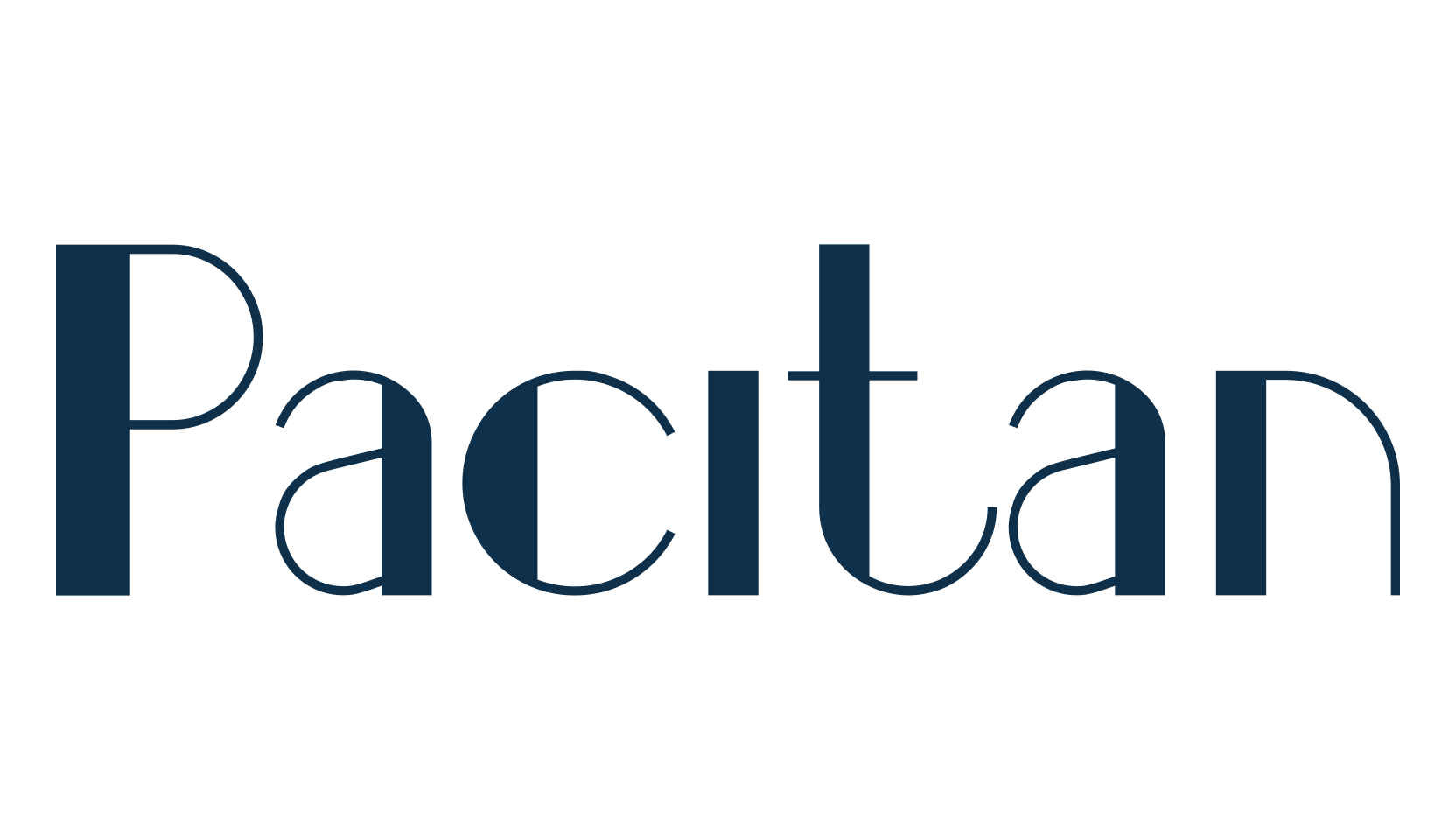 Pacitan, sans serif font preview