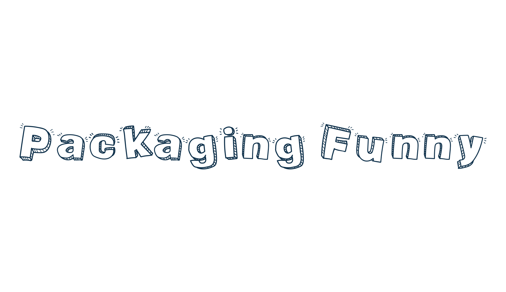 Packaging Funny, fancy cartoon decorative font preview
