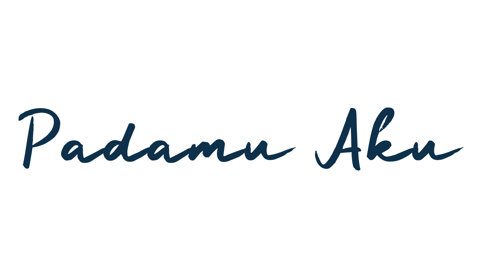 Padamu Aku, script brush fancy decorative calligraphy font preview