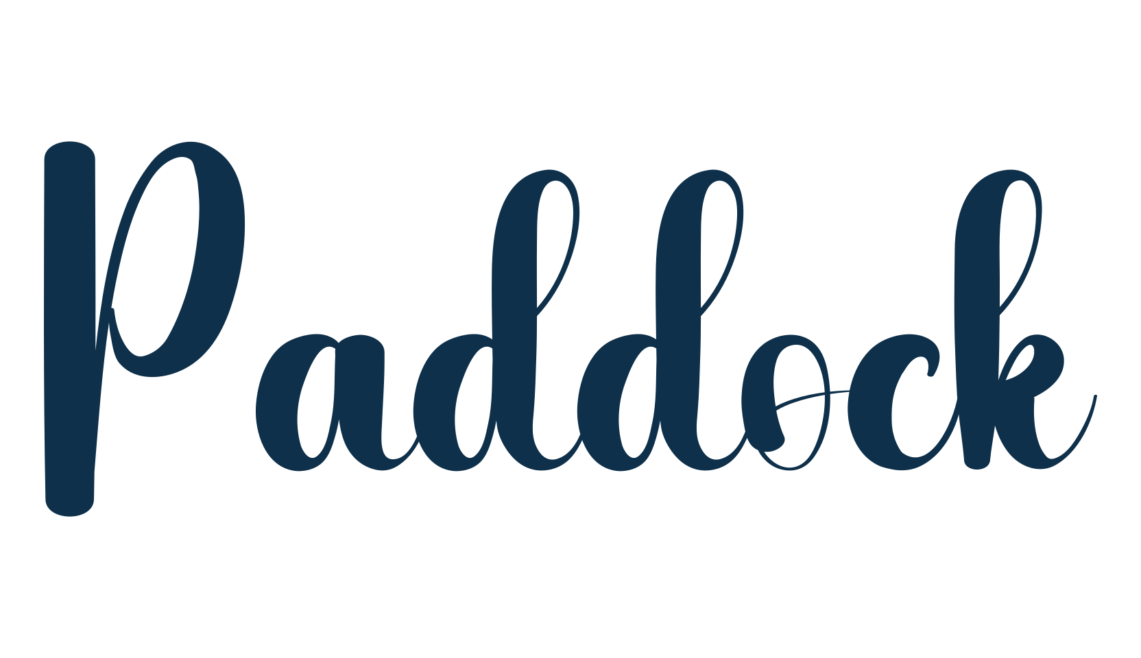 Paddock, fancy various decorative script calligraphy font preview