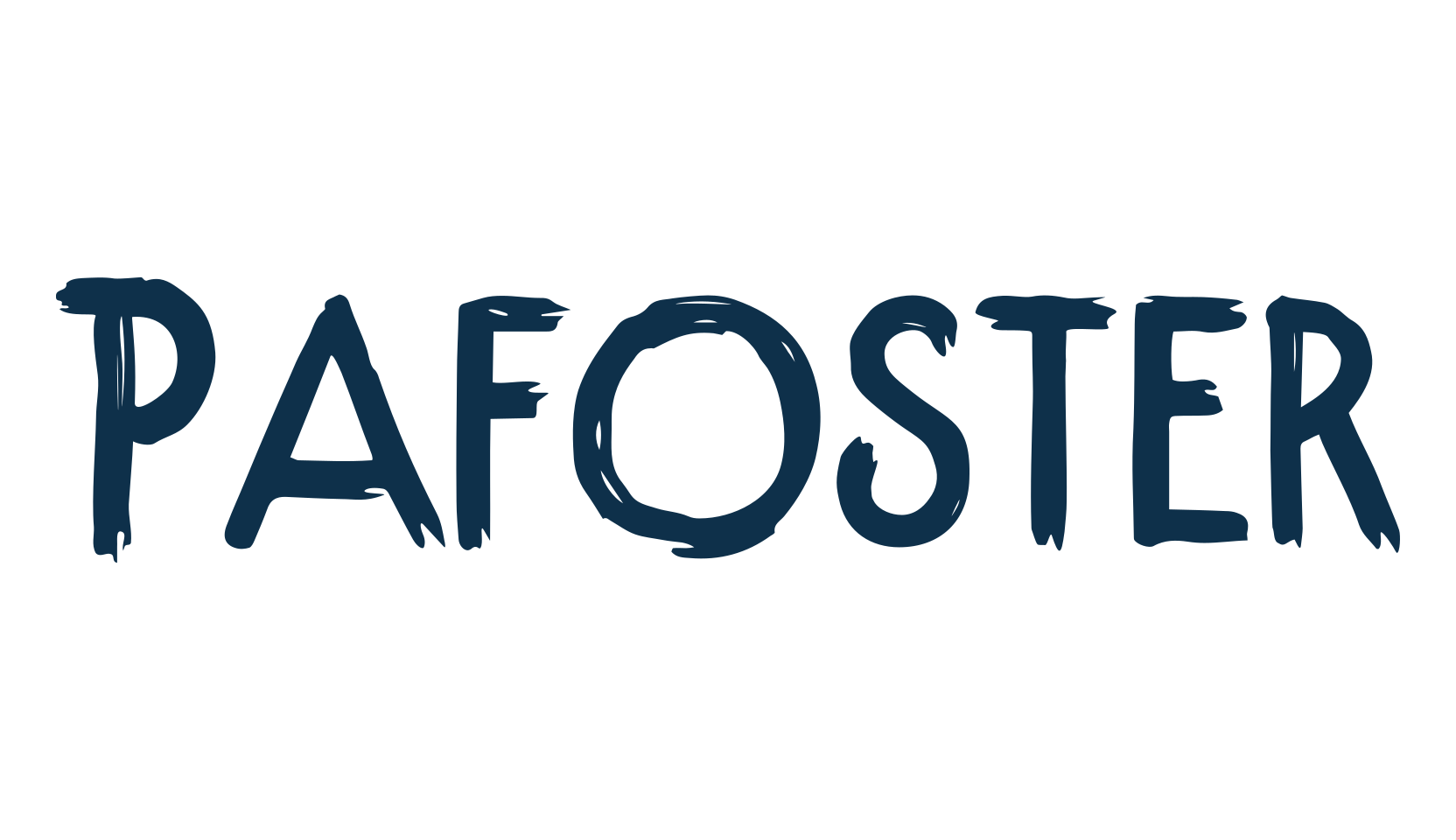 Pafoster, script brush fancy decorative calligraphy font preview