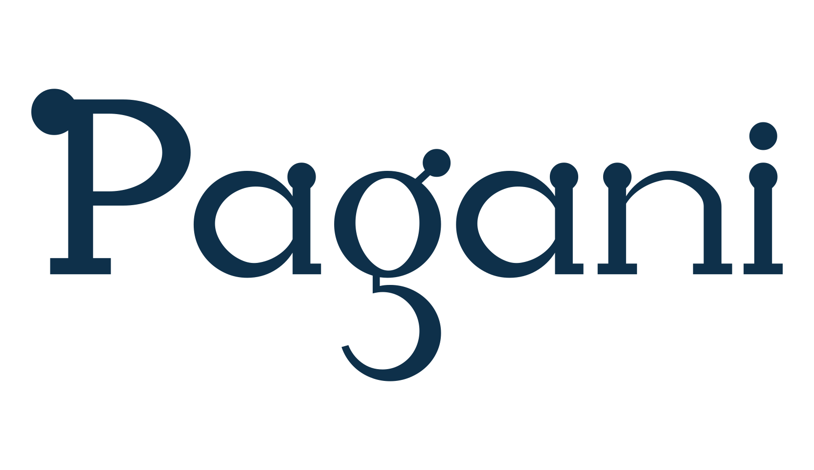 Pagani, various font preview