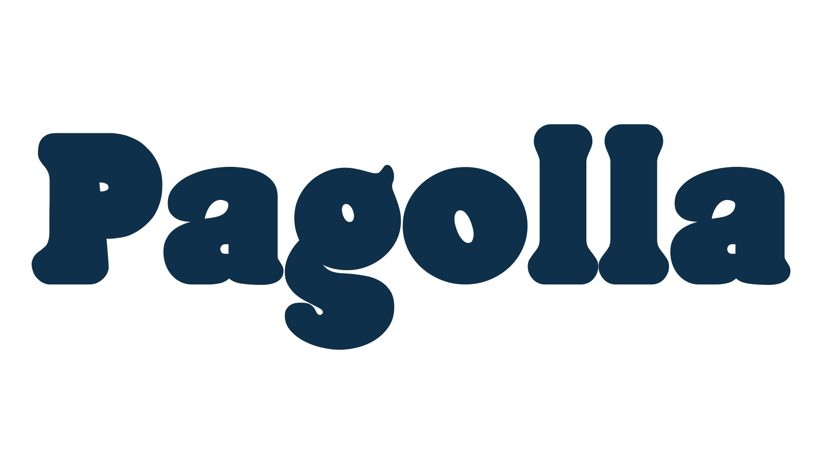 Pagolla, fancy groovy decorative font preview