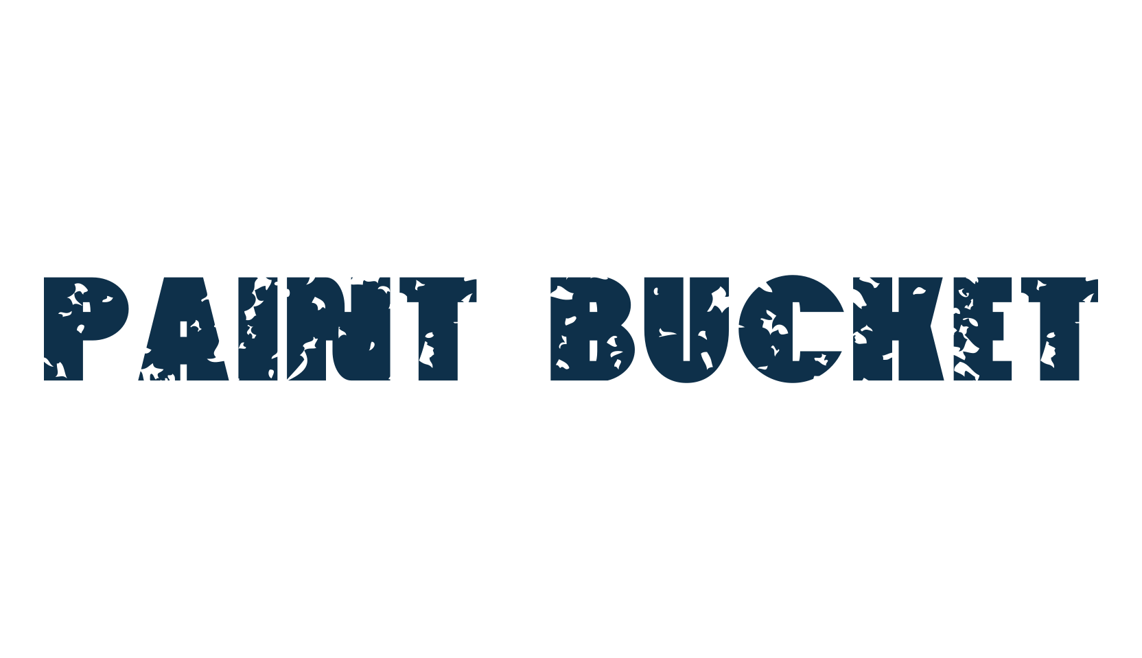 Paint Bucket, fancy destroy decorative font preview