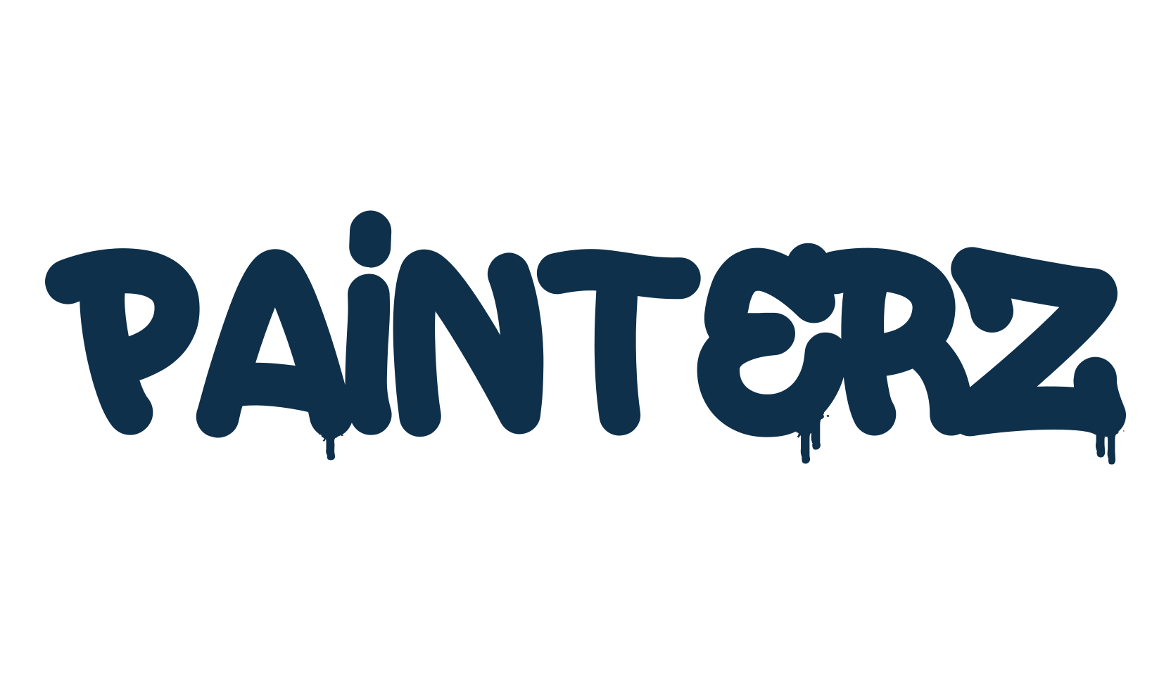 Painterz, script graffiti fancy decorative calligraphy font preview