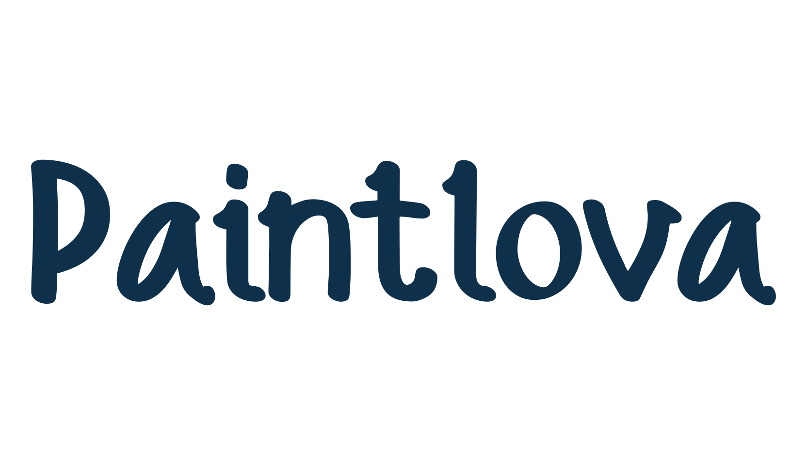 Paintlova, handwriting font preview