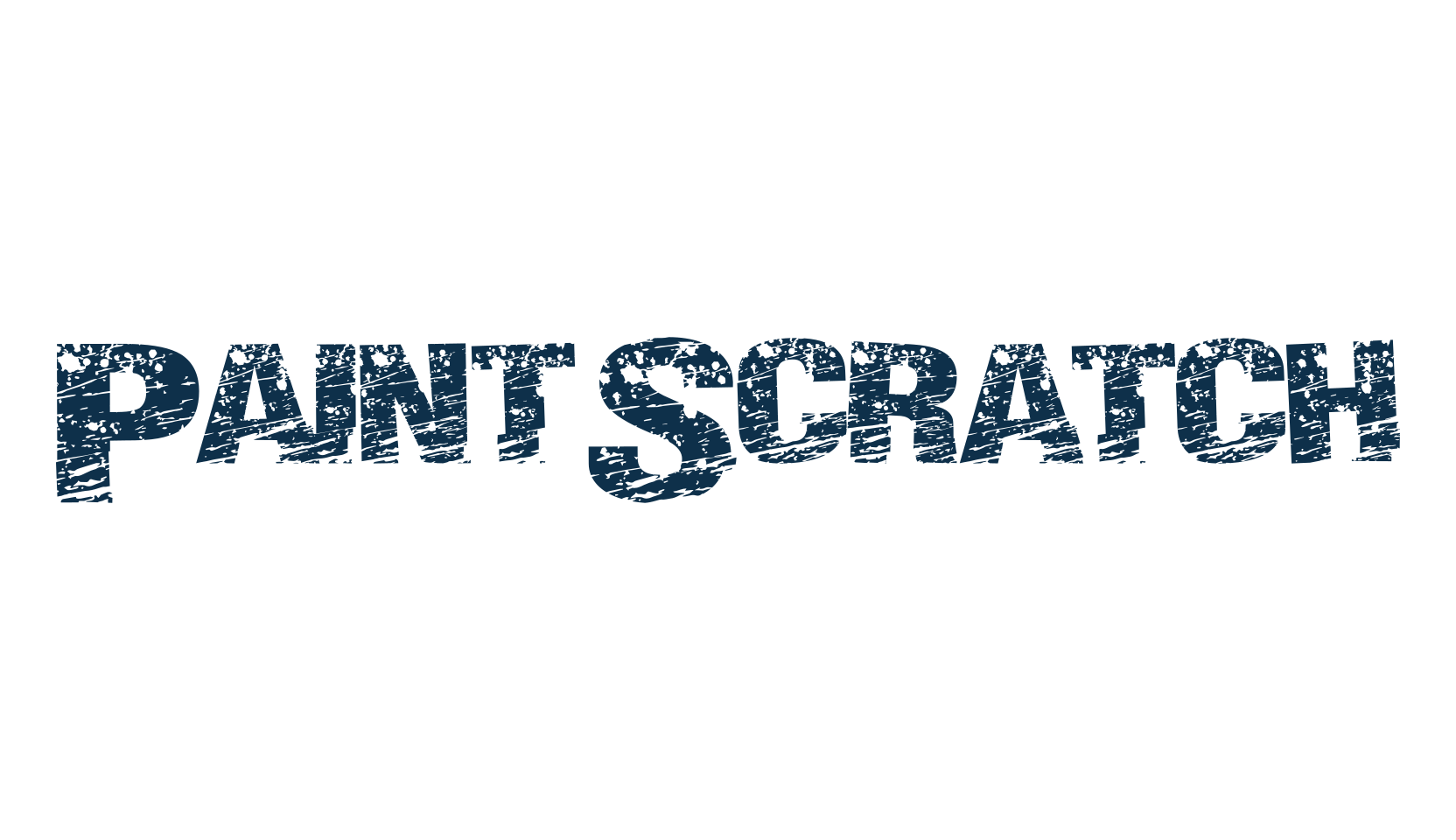 Paint Scratch, destroy font preview