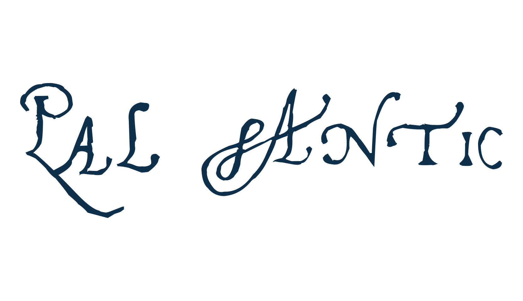 Pal Antic, fancy various gothic font preview