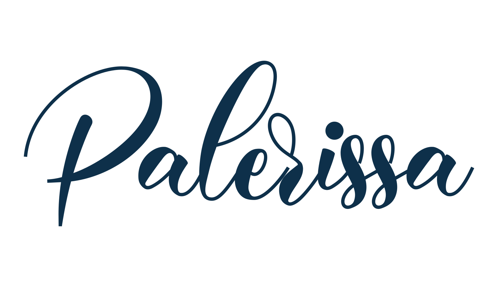 Palerissa, script calligraphy fancy decorative font preview