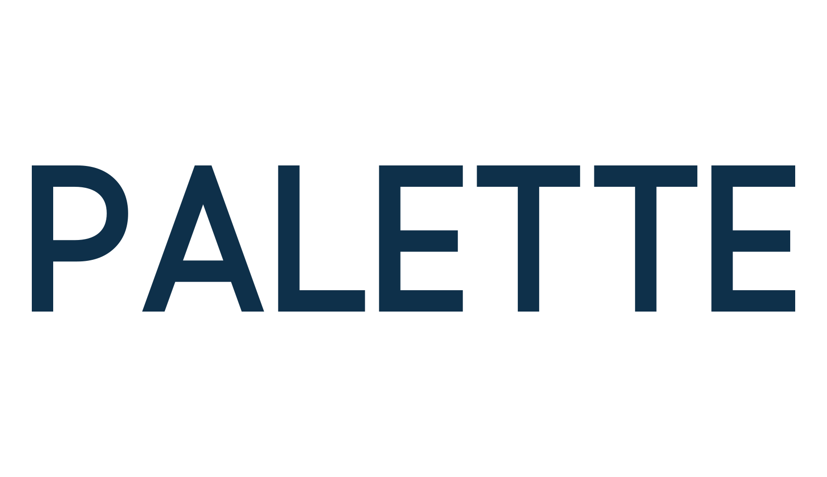 Palette, basic sans serif font preview