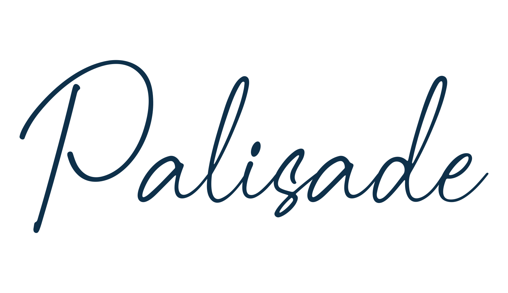 Palisade, handwriting font preview