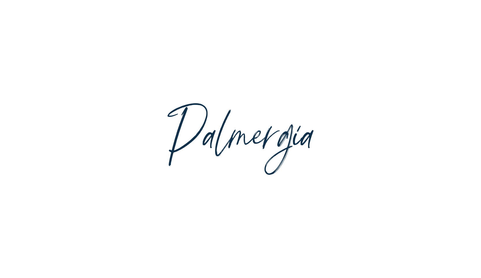Palmergia, handwriting font preview