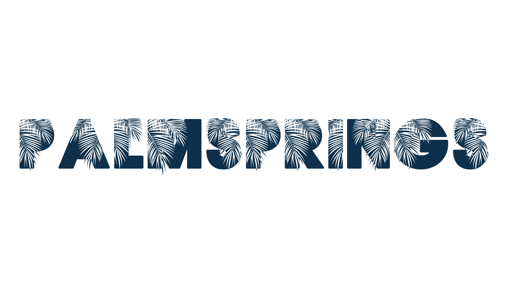 Palmsprings, decorative font preview