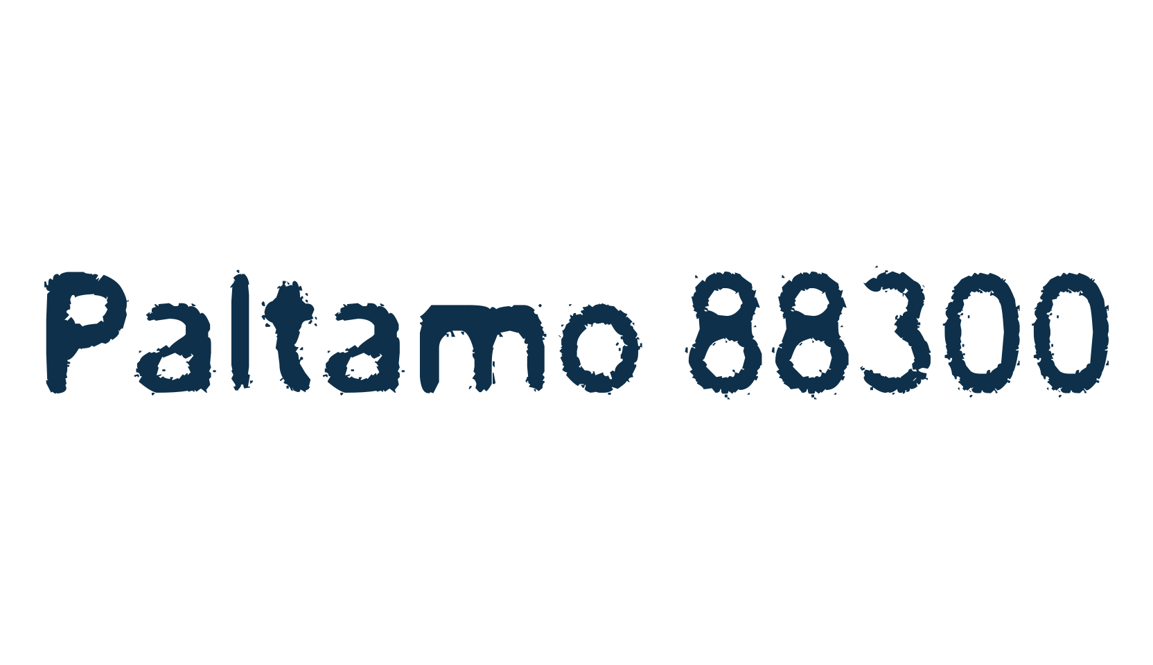 Paltamo 88300, eroded font preview